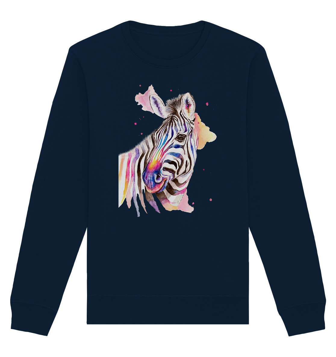 Buntes Zebra - Organic Basic Unisex Sweatshirt