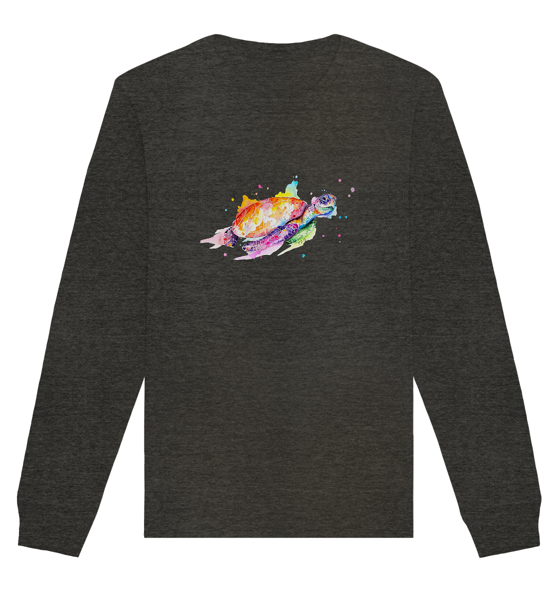 Bunte Meeresschildkröte - Organic Basic Unisex Sweatshirt