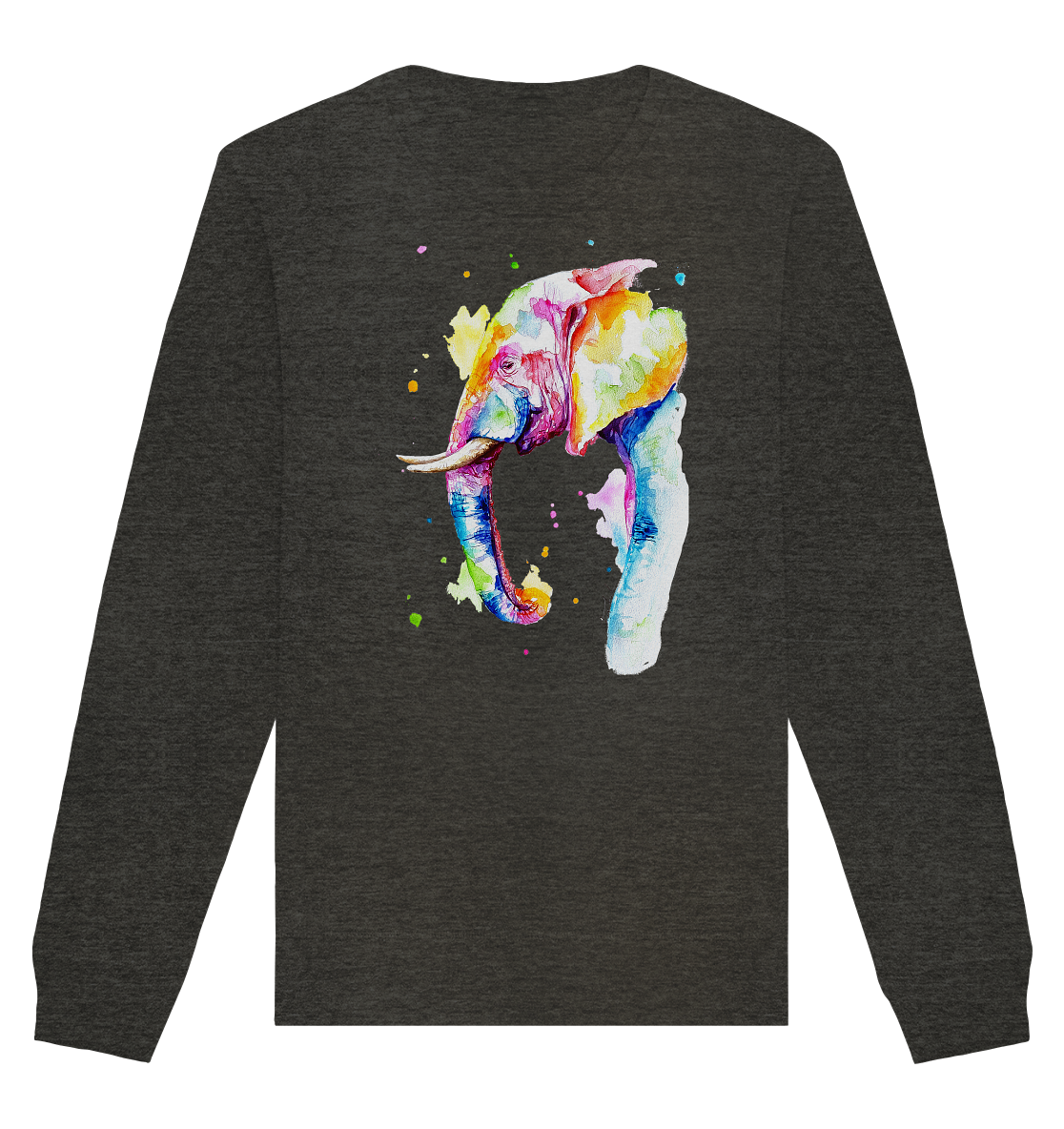 Bunter Elefant - Organic Basic Unisex Sweatshirt