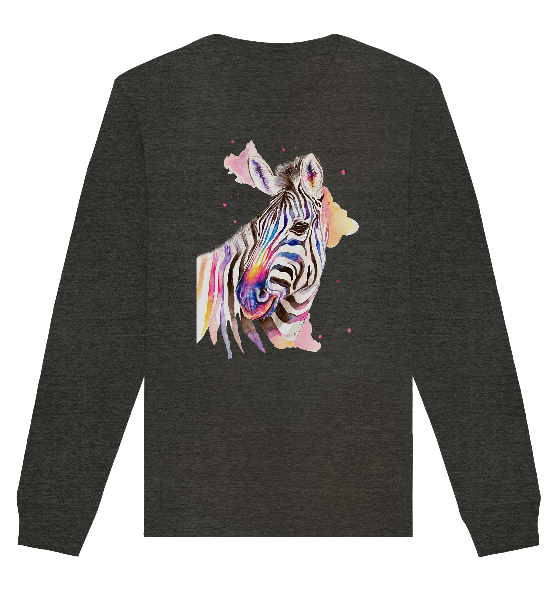 Buntes Zebra - Organic Basic Unisex Sweatshirt