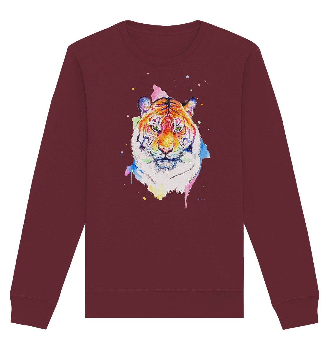 Bunter Tiger - Organic Basic Unisex Sweatshirt