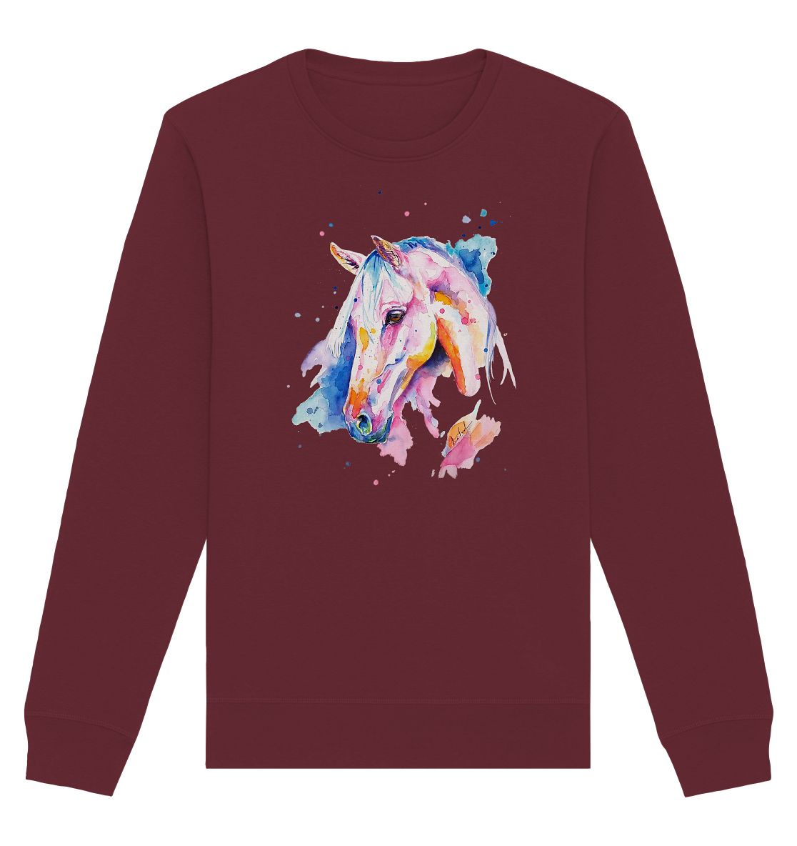 Buntes Pferd - Organic Basic Unisex Sweatshirt