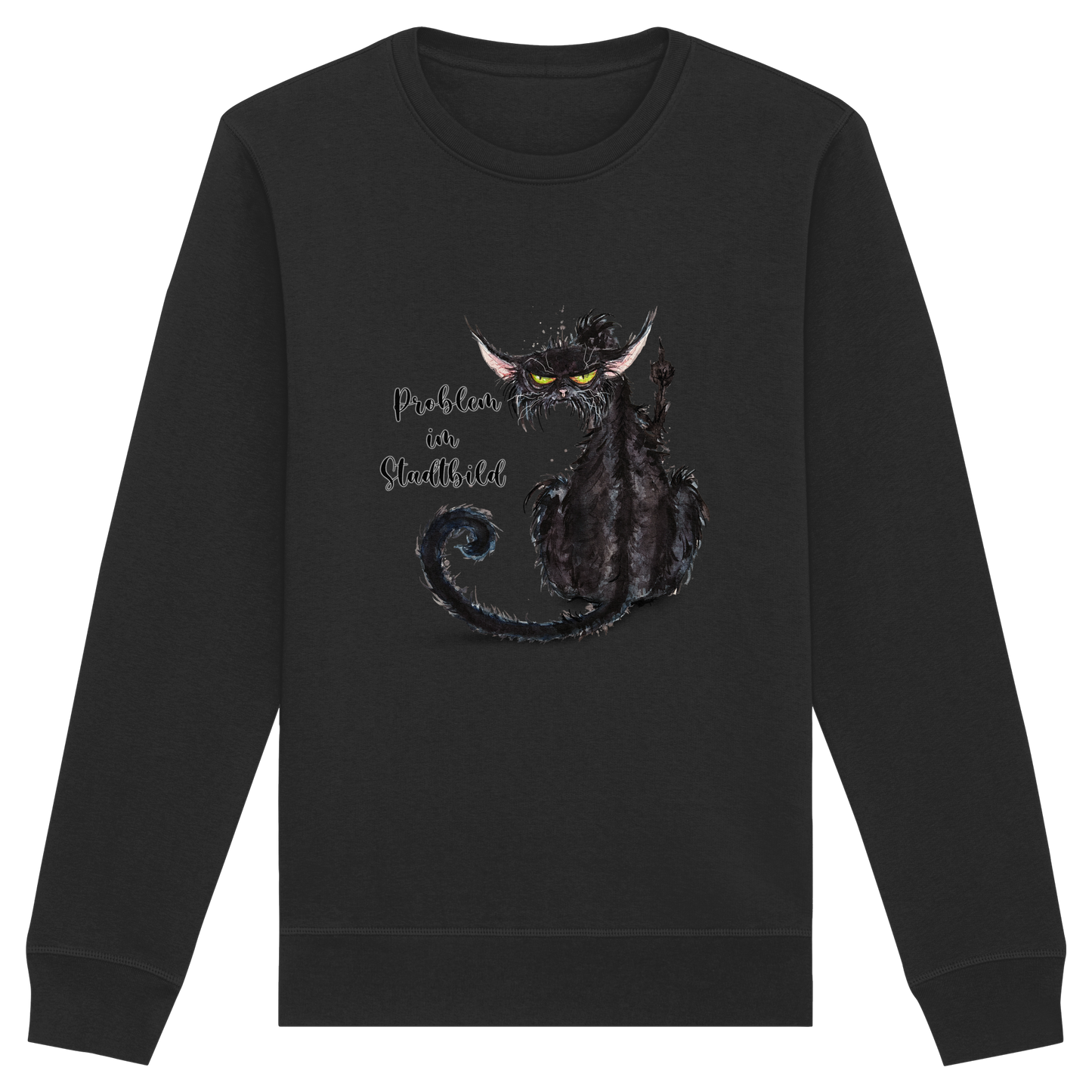 F*U-Cat - Problem im Stadtbild - Organic Basic Unisex Sweatshirt