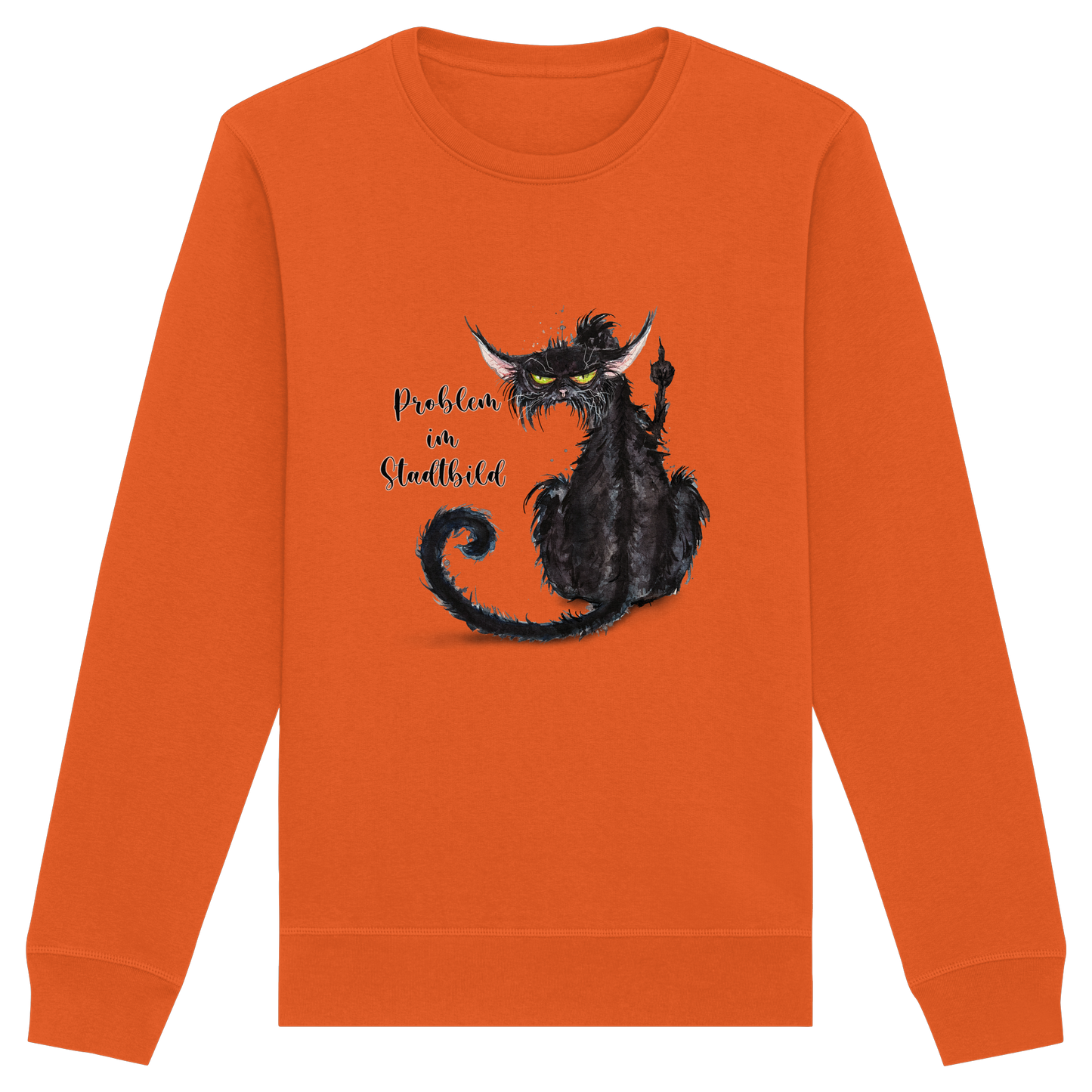 F*U-Cat - Problem im Stadtbild - Organic Basic Unisex Sweatshirt