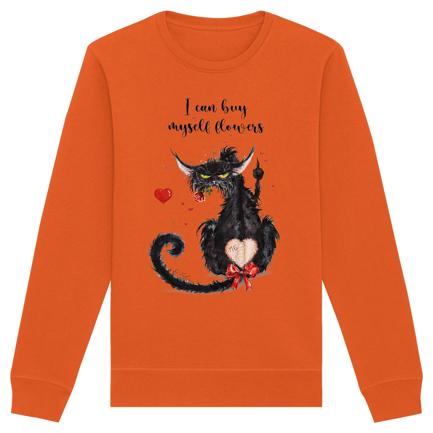 Feministische Valentins - F**U-Cat - Organic Basic Unisex Sweatshirt