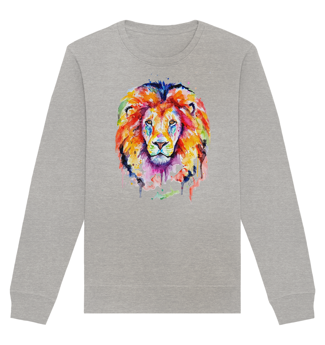 Bunter Löwe - Organic Basic Unisex Sweatshirt