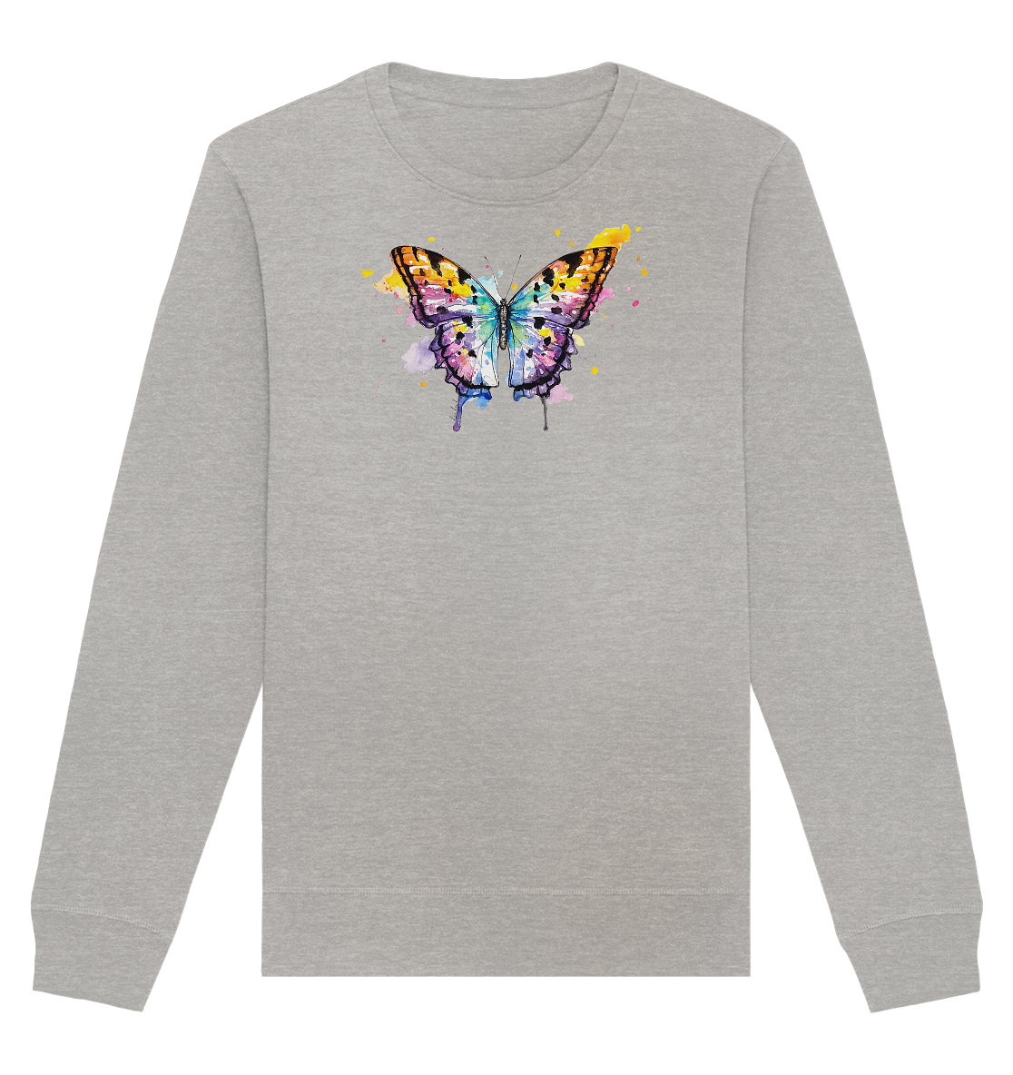 Bunter Schmetterling - Organic Basic Unisex Sweatshirt