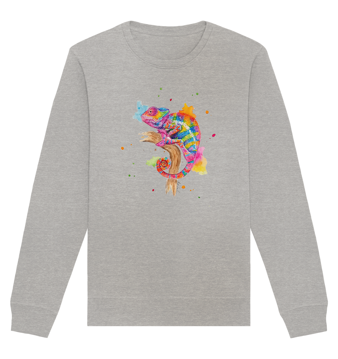 Buntes Chamäleon - Organic Basic Unisex Sweatshirt