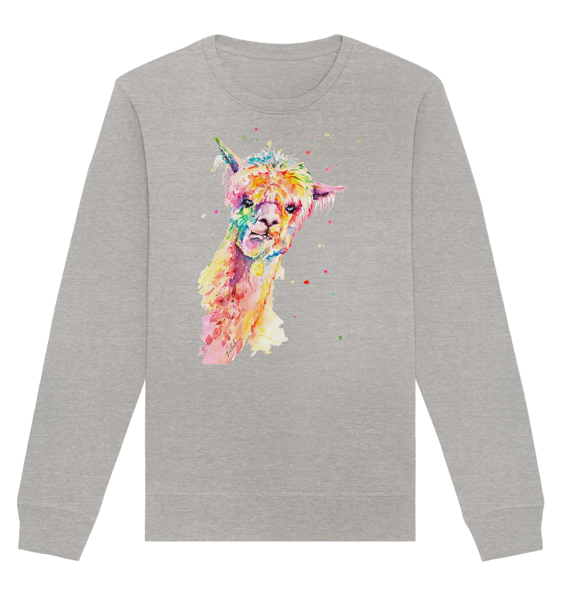 Lustiges Alpaka - Organic Basic Unisex Sweatshirt