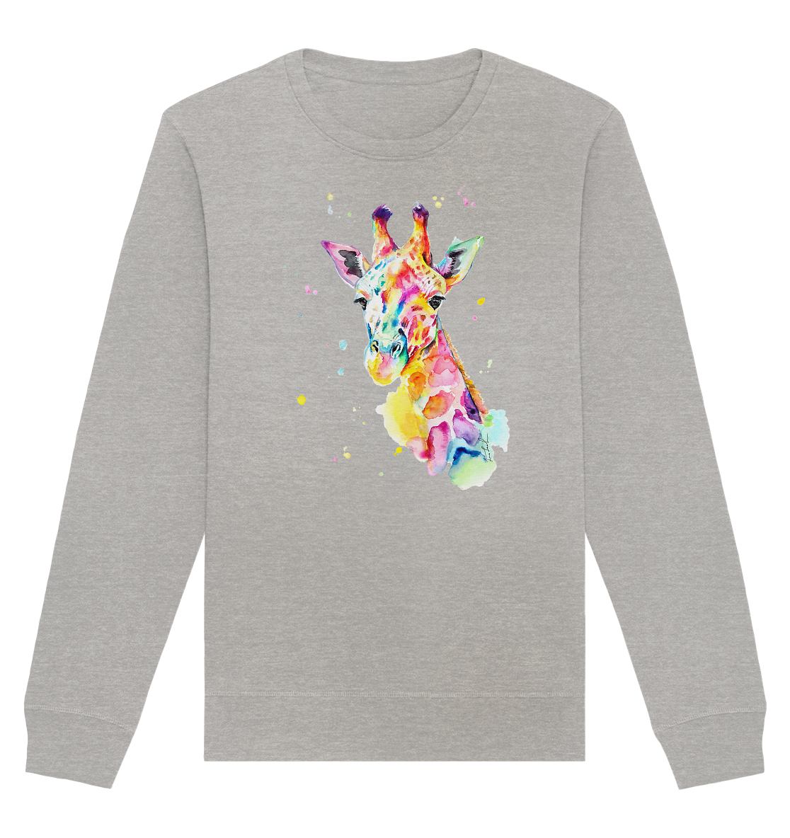 Bunte Giraffe - Organic Basic Unisex Sweatshirt
