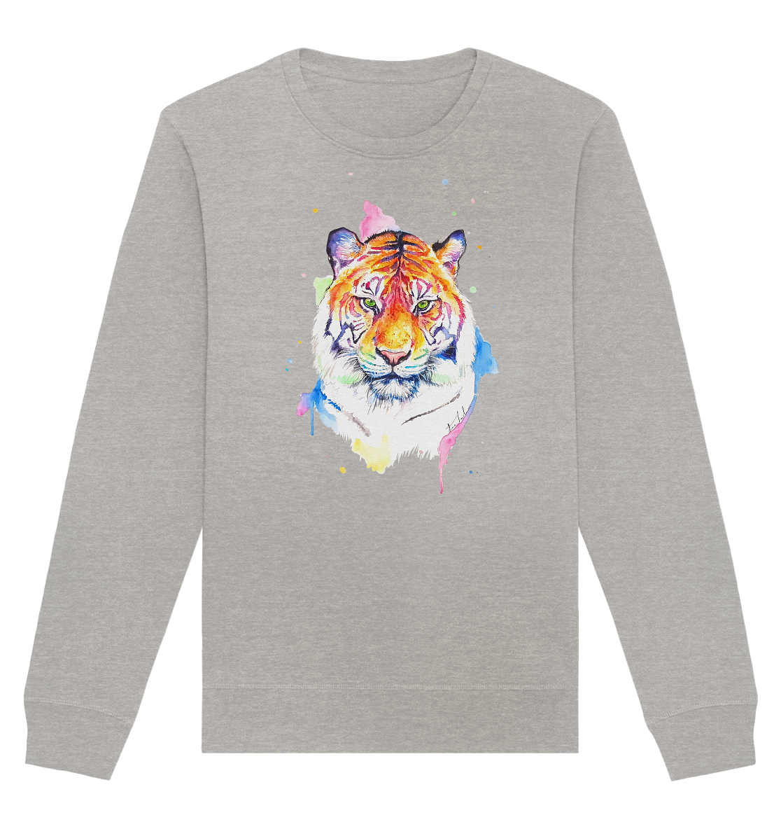 Bunter Tiger - Organic Basic Unisex Sweatshirt