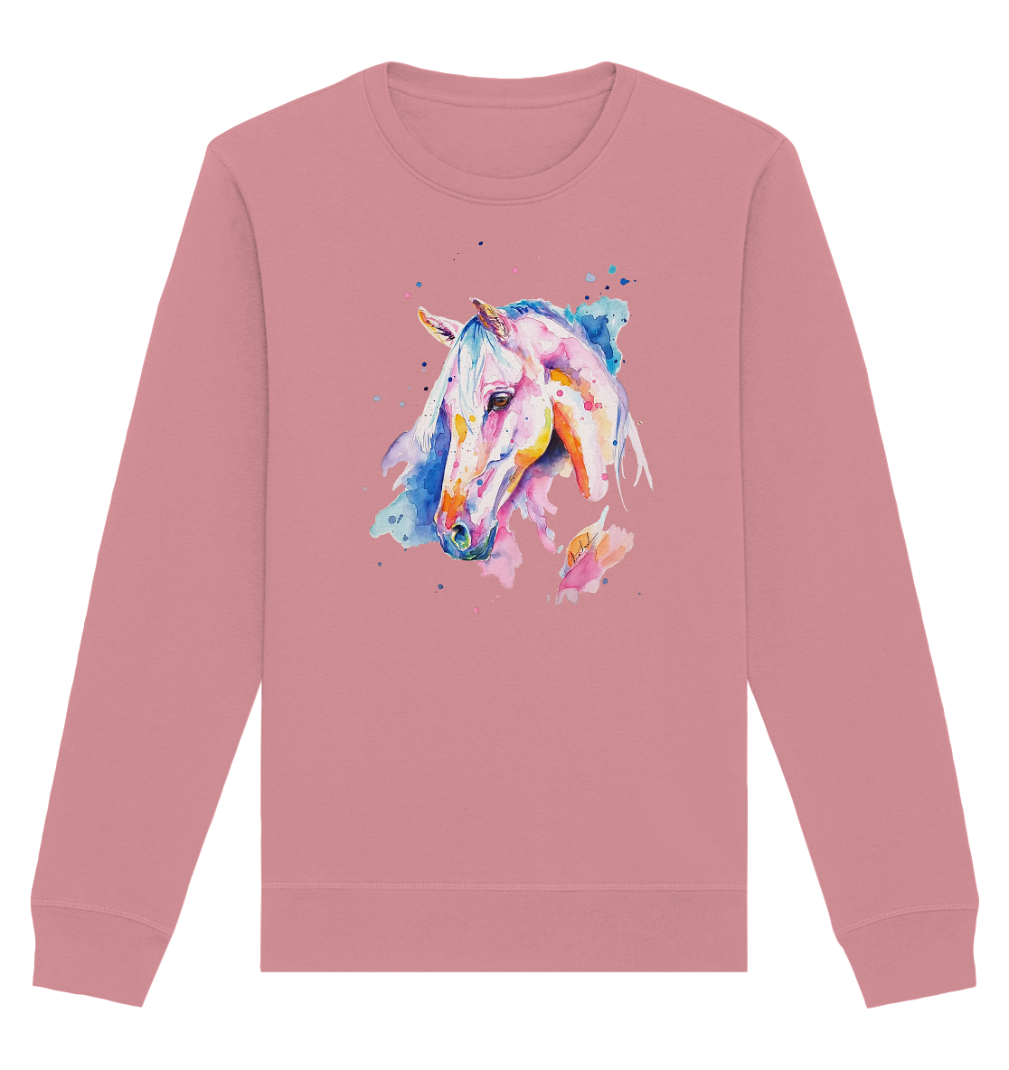 Buntes Pferd - Organic Basic Unisex Sweatshirt