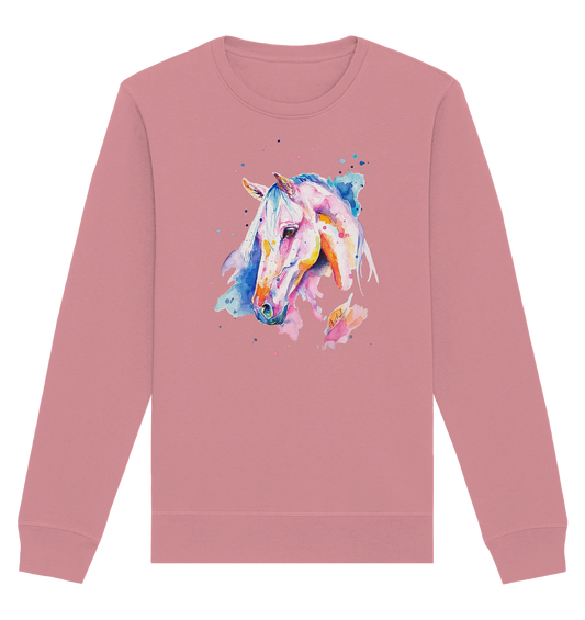 Buntes Pferd - Organic Basic Unisex Sweatshirt