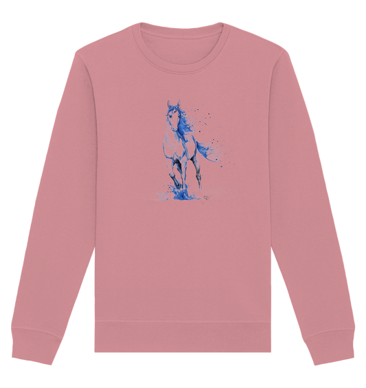 Blaues Einhorn - Organic Basic Unisex Sweatshirt