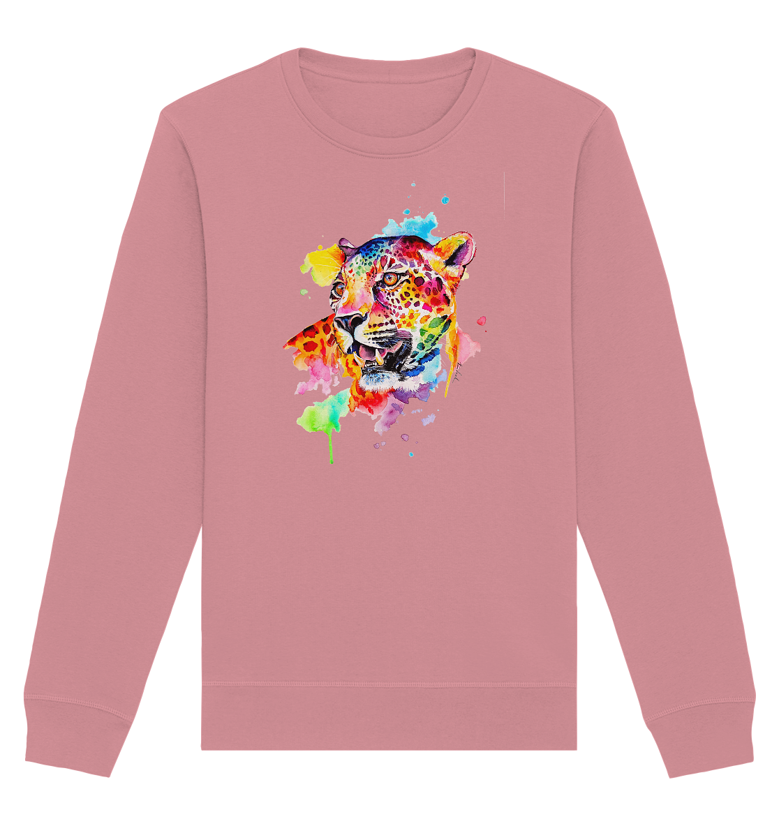 Bunter Leopard - Organic Basic Unisex Sweatshirt