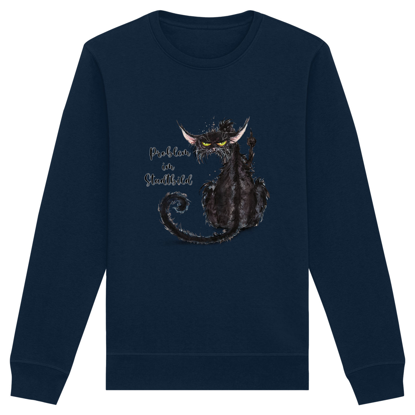 F*U-Cat - Problem im Stadtbild - Organic Basic Unisex Sweatshirt