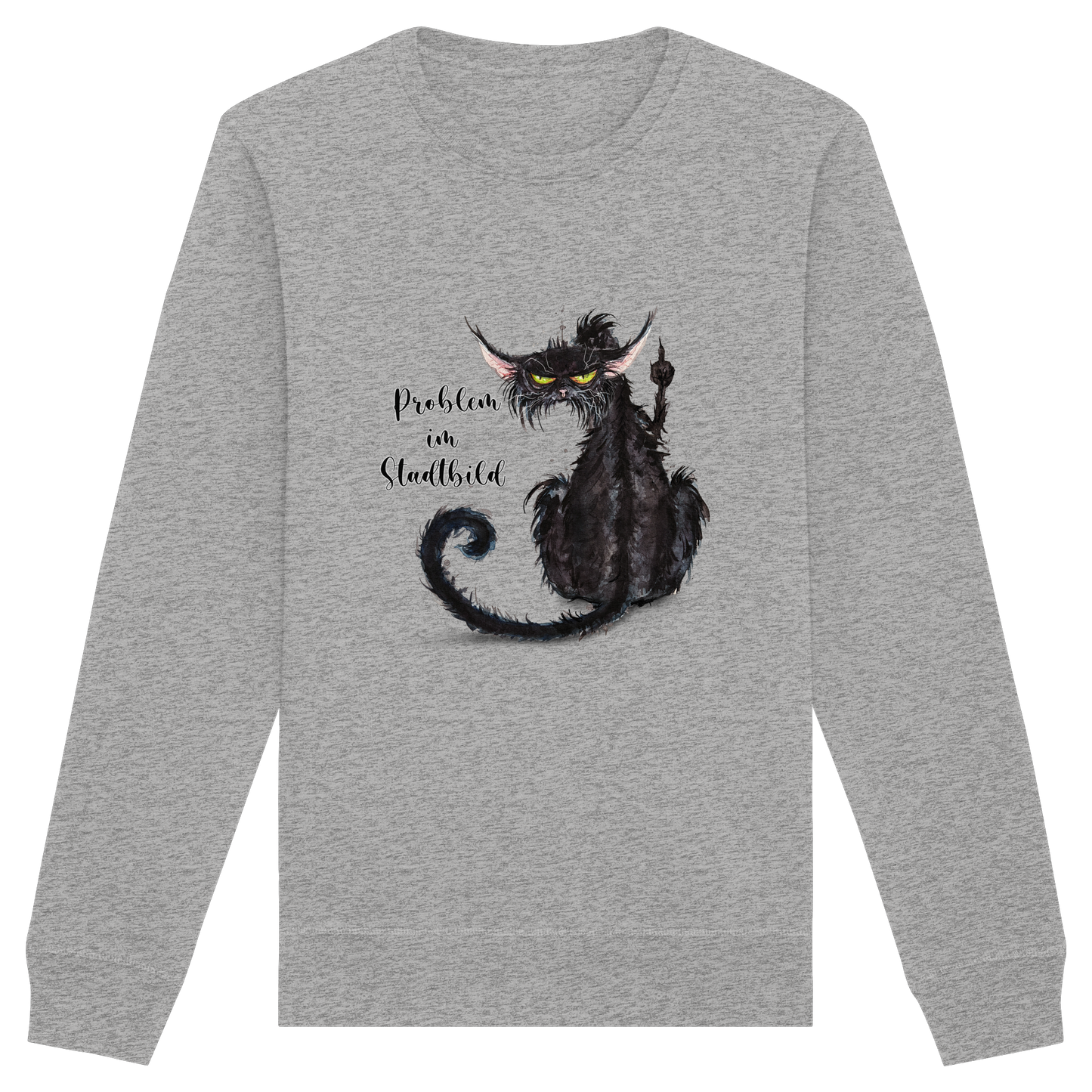 F*U-Cat - Problem im Stadtbild - Organic Basic Unisex Sweatshirt