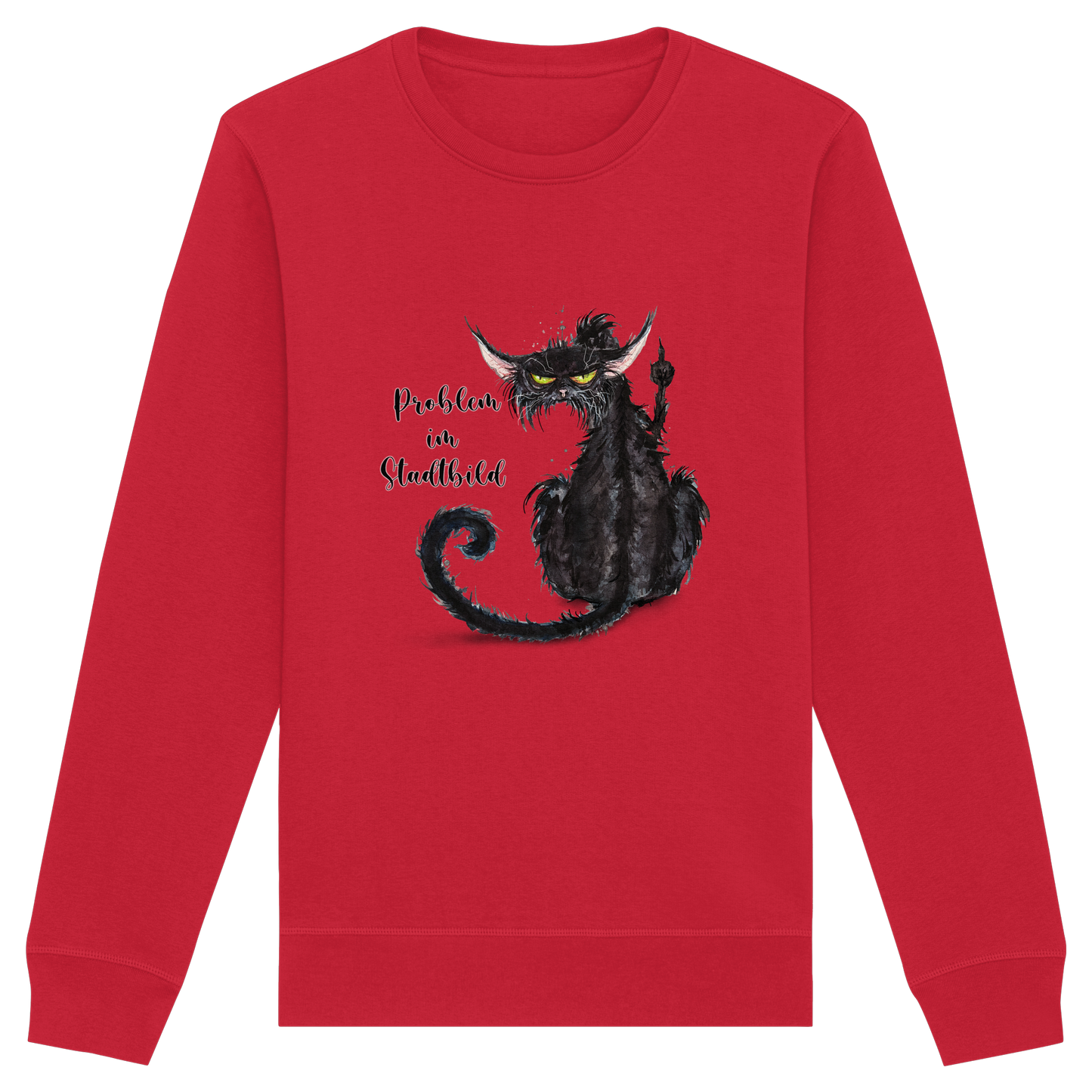 F*U-Cat - Problem im Stadtbild - Organic Basic Unisex Sweatshirt