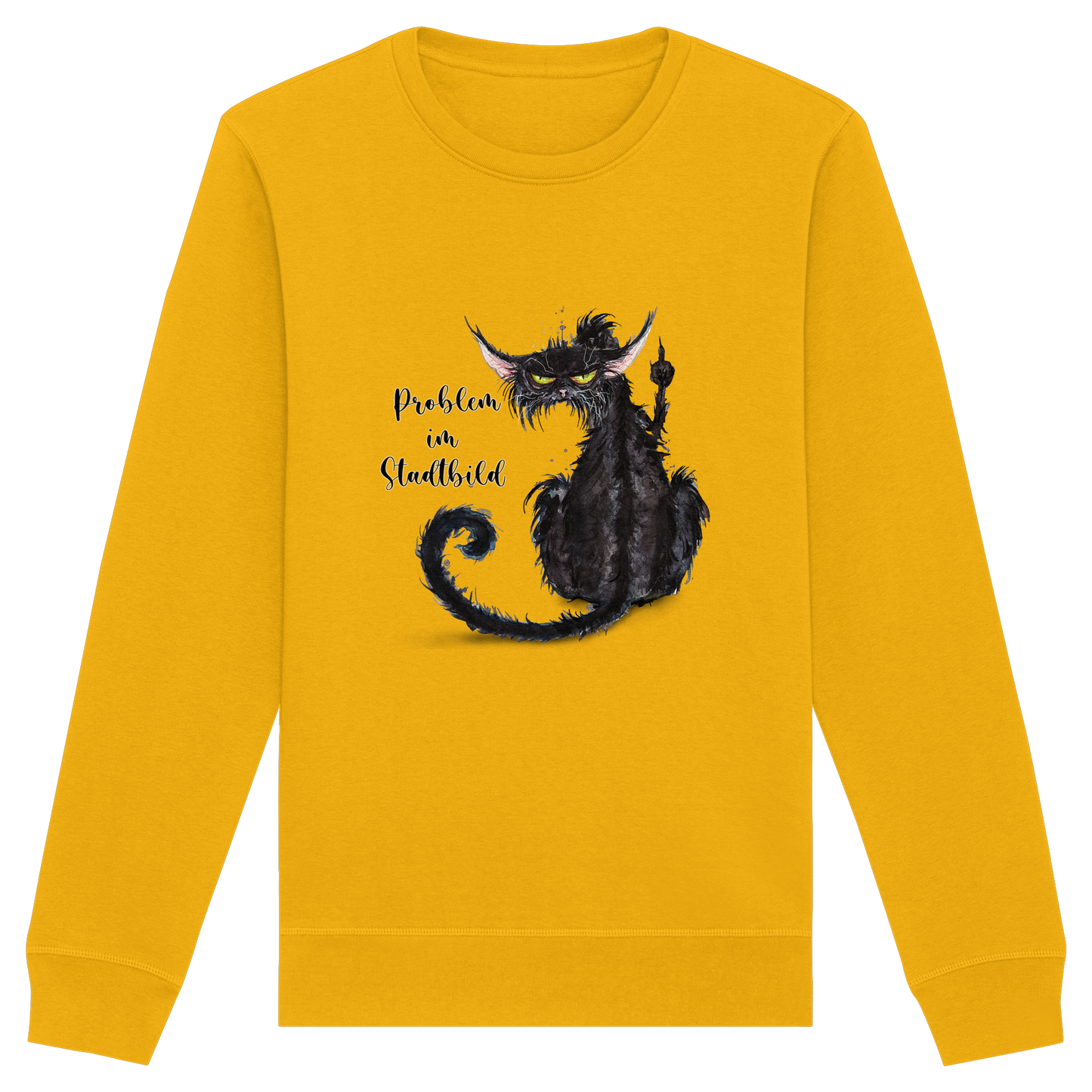 F*U-Cat - Problem im Stadtbild - Organic Basic Unisex Sweatshirt