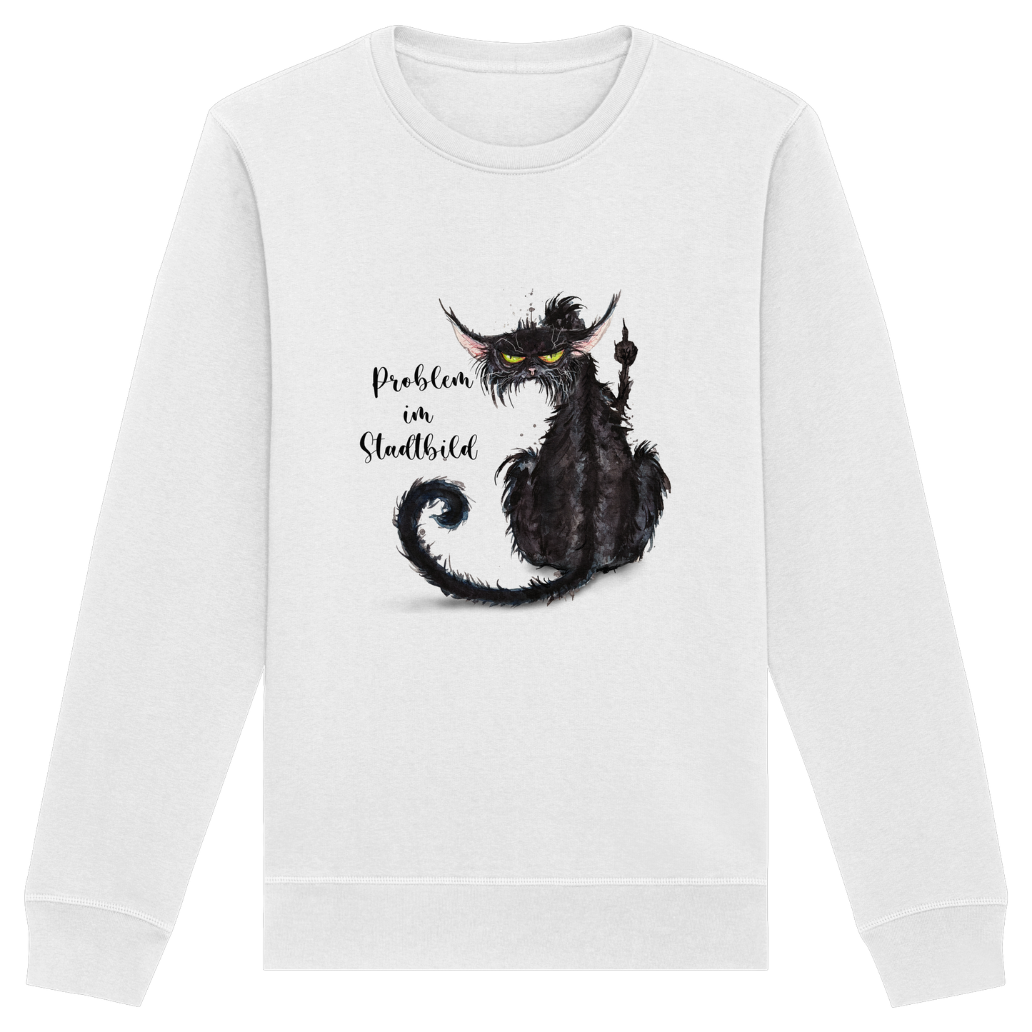 F*U-Cat - Problem im Stadtbild - Organic Basic Unisex Sweatshirt