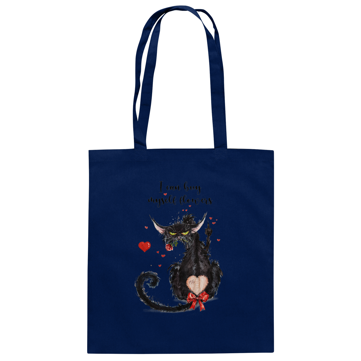 Feministische Valentins - F**U-Cat - Organic Cotton Bag