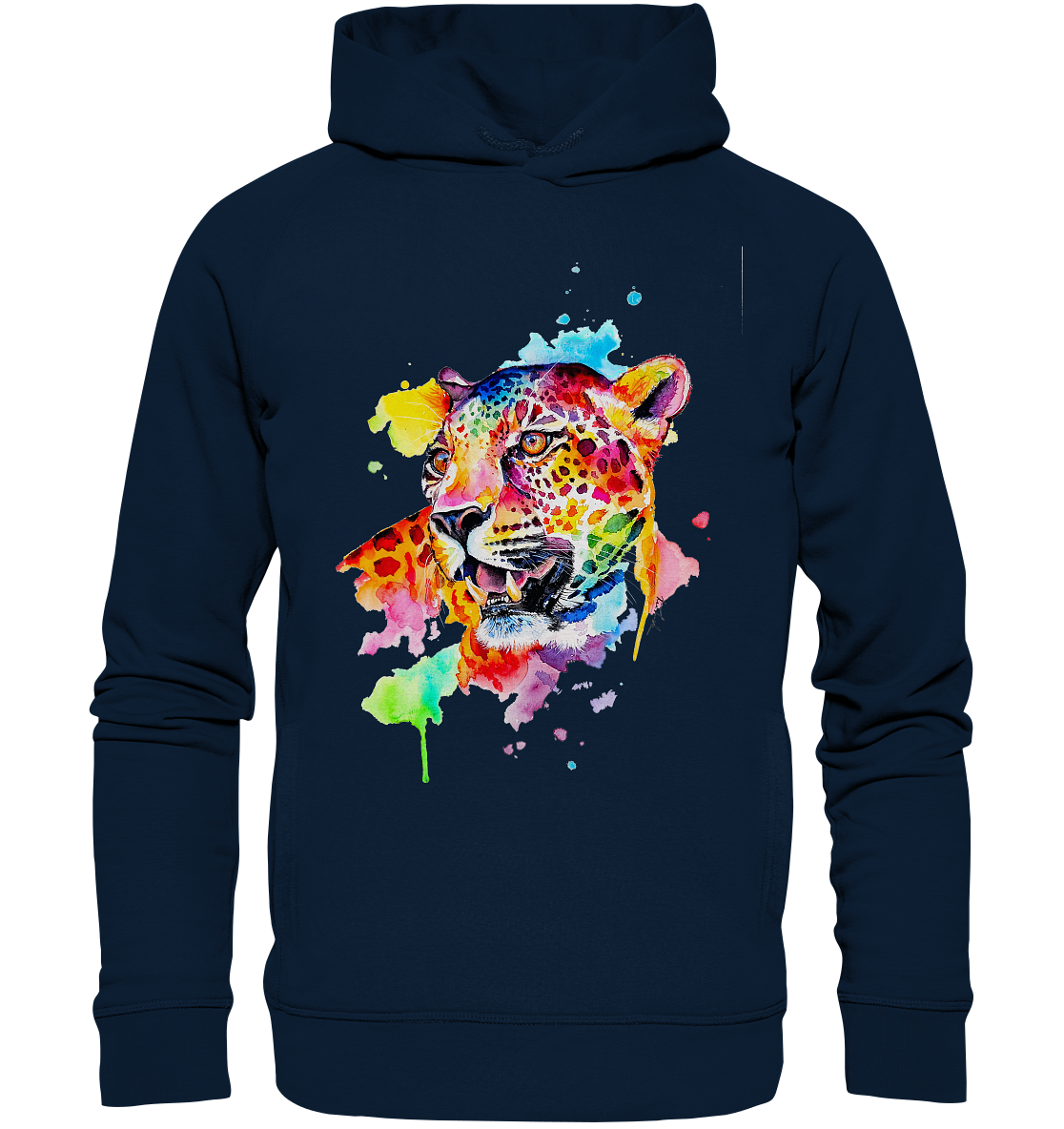 Bunter Leopard - Organic Fashion Hoodie