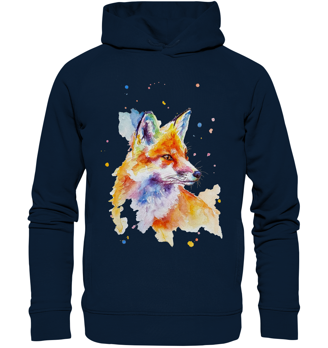 Bunter Fuchs - Organic Fashion Hoodie