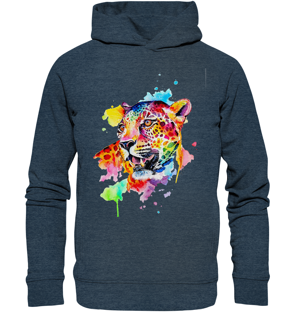 Bunter Leopard - Organic Fashion Hoodie