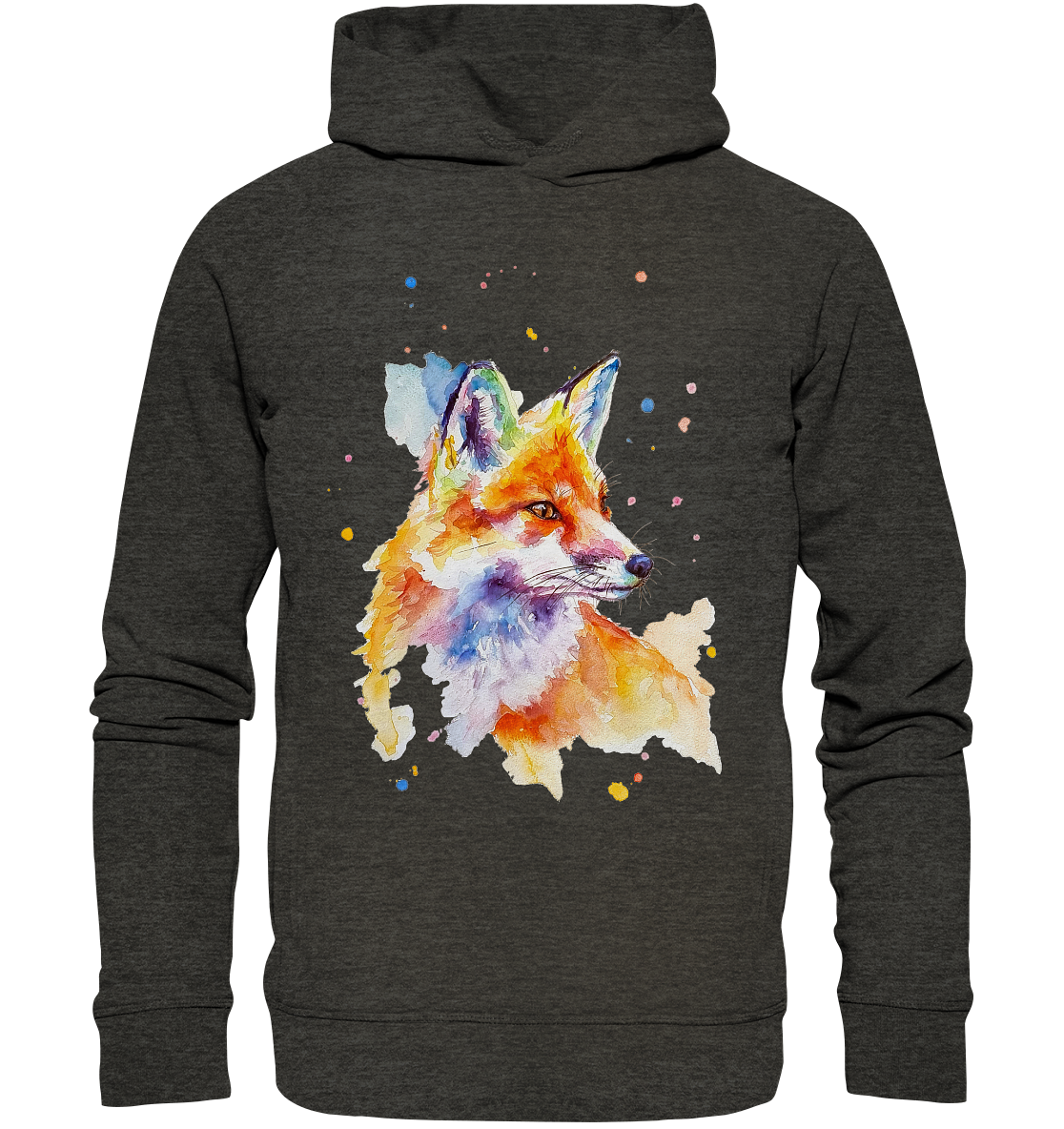 Bunter Fuchs - Organic Fashion Hoodie