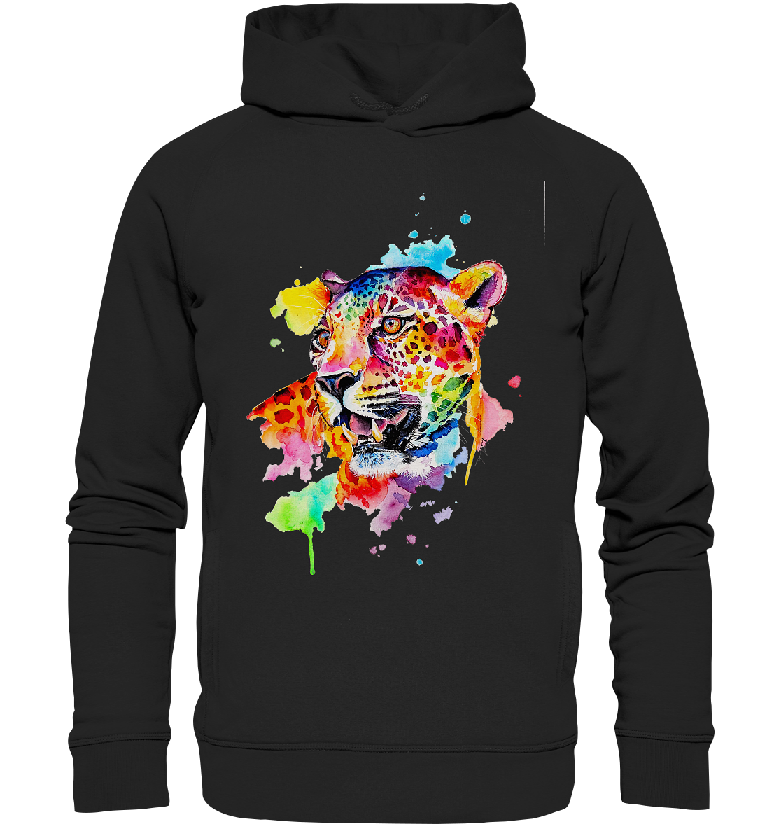 Bunter Leopard - Organic Fashion Hoodie
