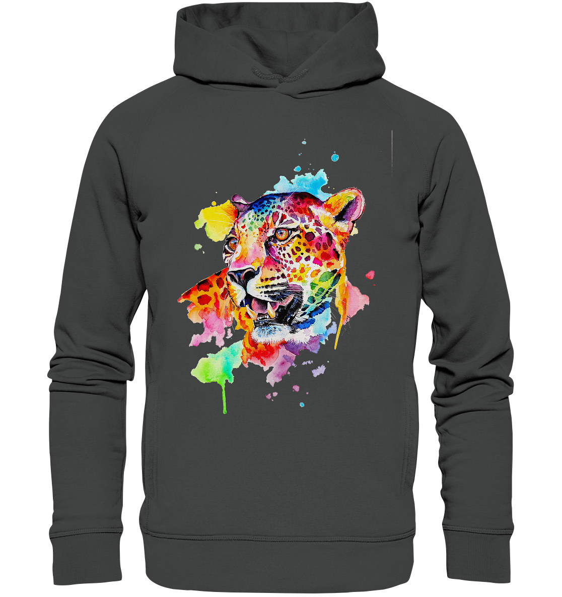 Bunter Leopard - Organic Fashion Hoodie