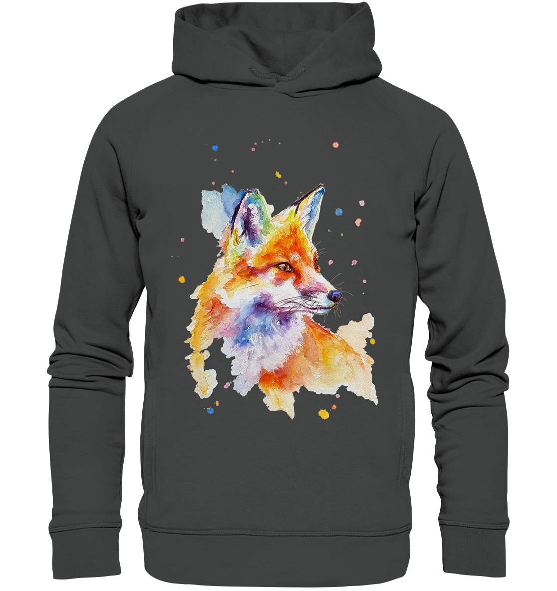 Bunter Fuchs - Organic Fashion Hoodie