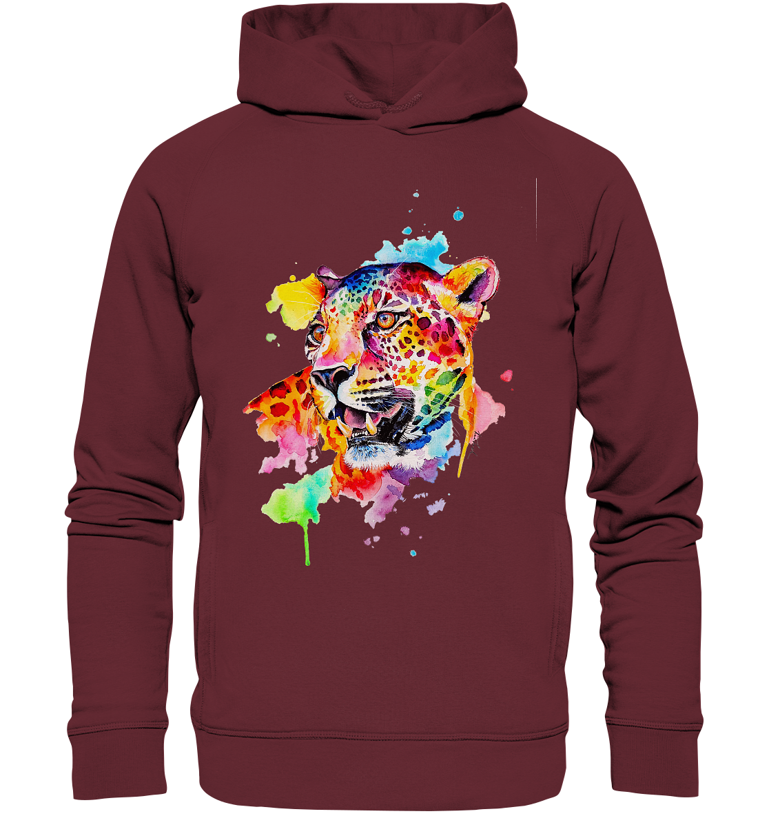 Bunter Leopard - Organic Fashion Hoodie