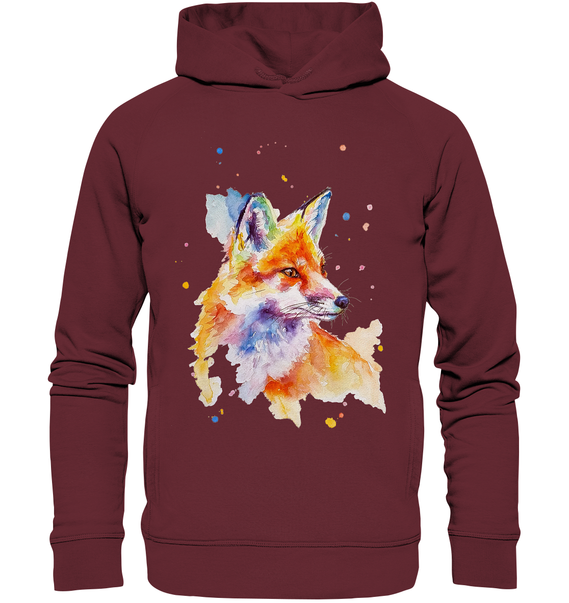 Bunter Fuchs - Organic Fashion Hoodie