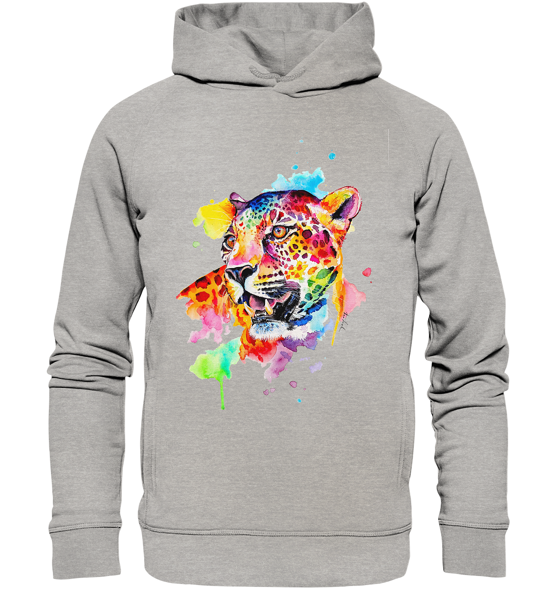 Bunter Leopard - Organic Fashion Hoodie