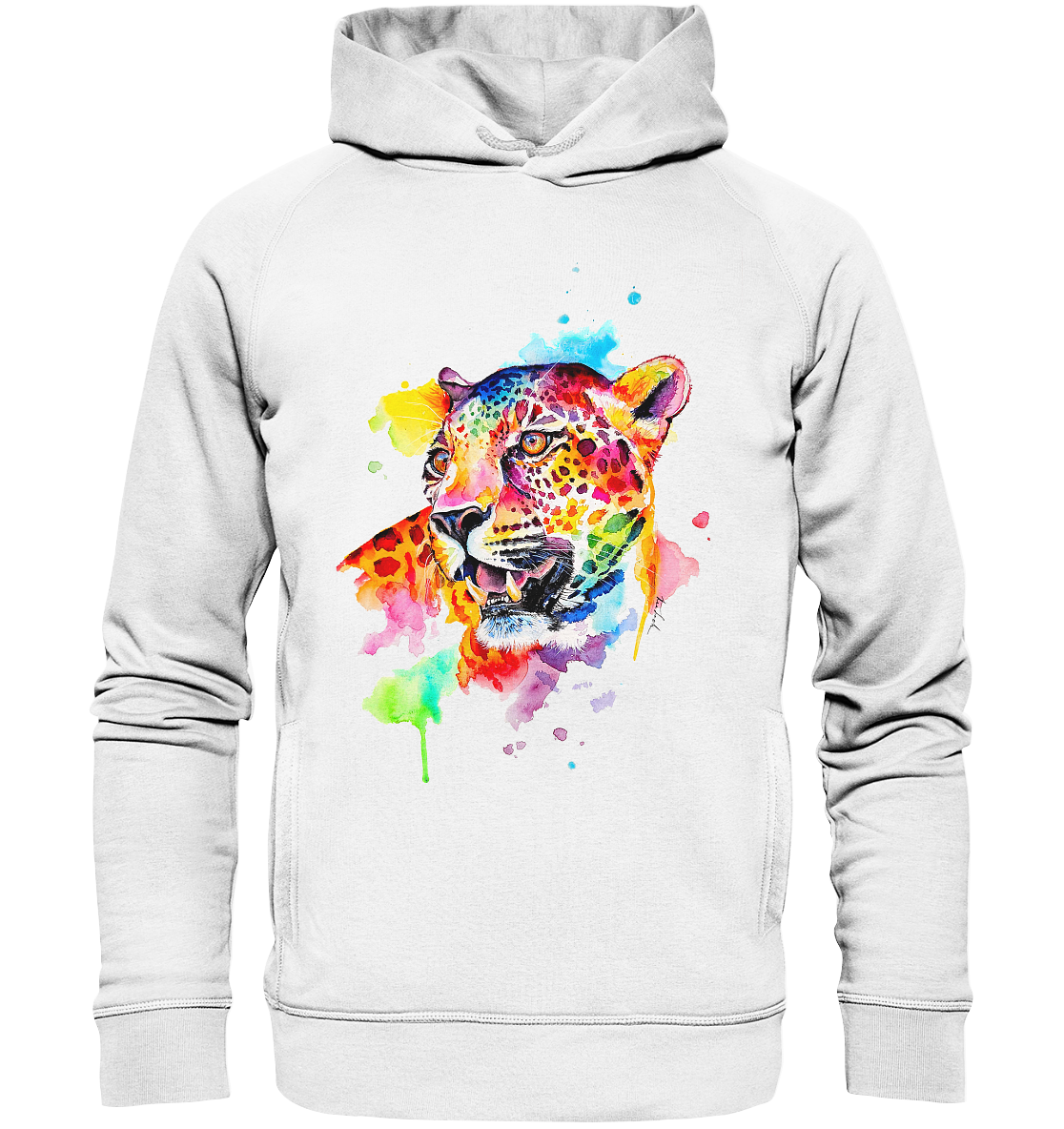 Bunter Leopard - Organic Fashion Hoodie