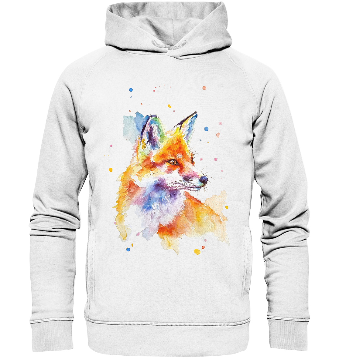 Bunter Fuchs - Organic Fashion Hoodie