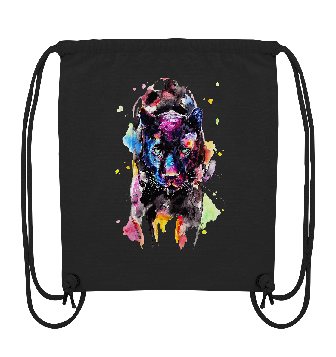 Schwarzer Panther - Organic Gym-Bag