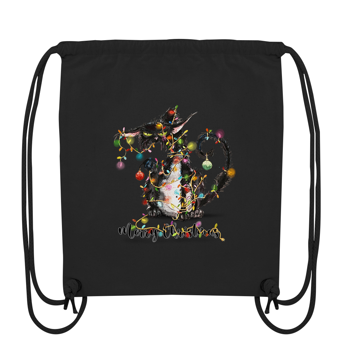 F*U-Cat - Merry Christmas - Organic Gym-Bag