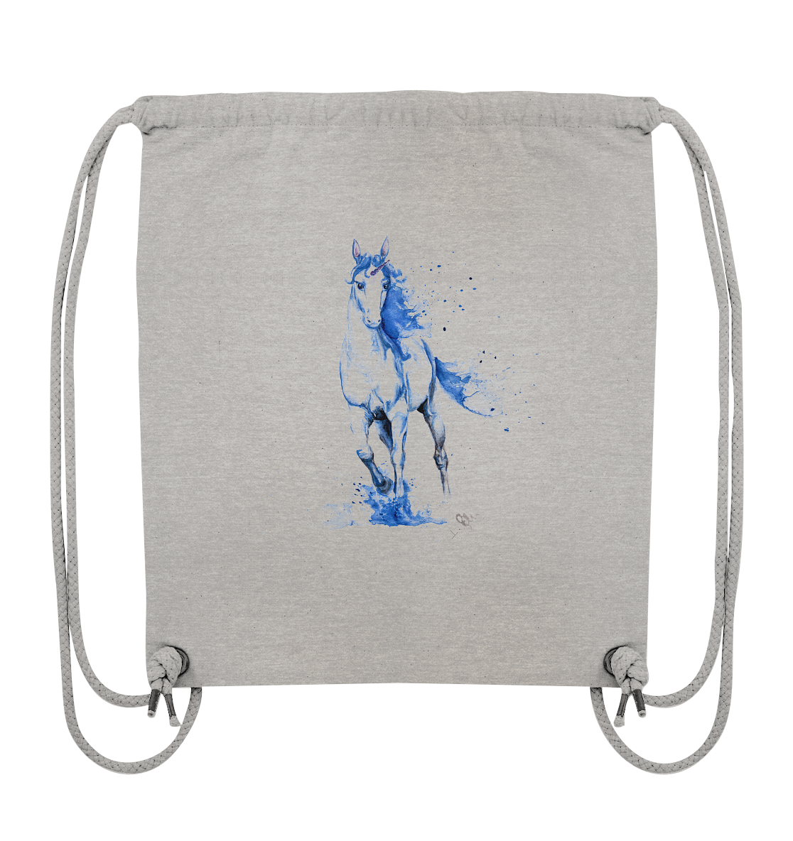 Blaues Einhorn - Organic Gym-Bag