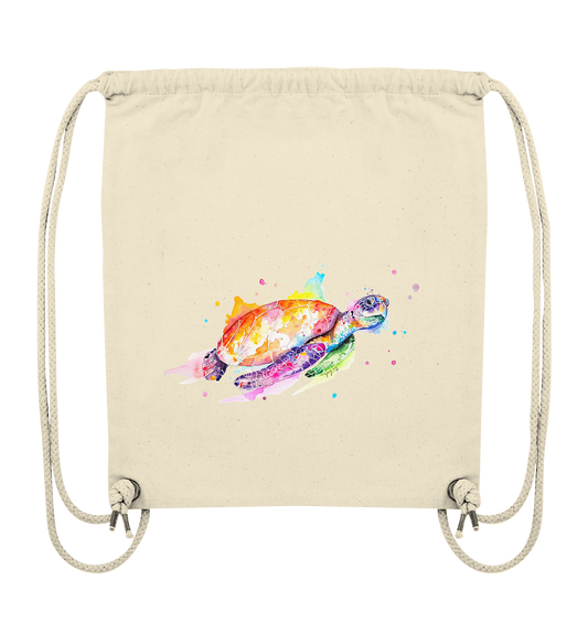 Bunte Meeresschildkröte - Organic Gym-Bag