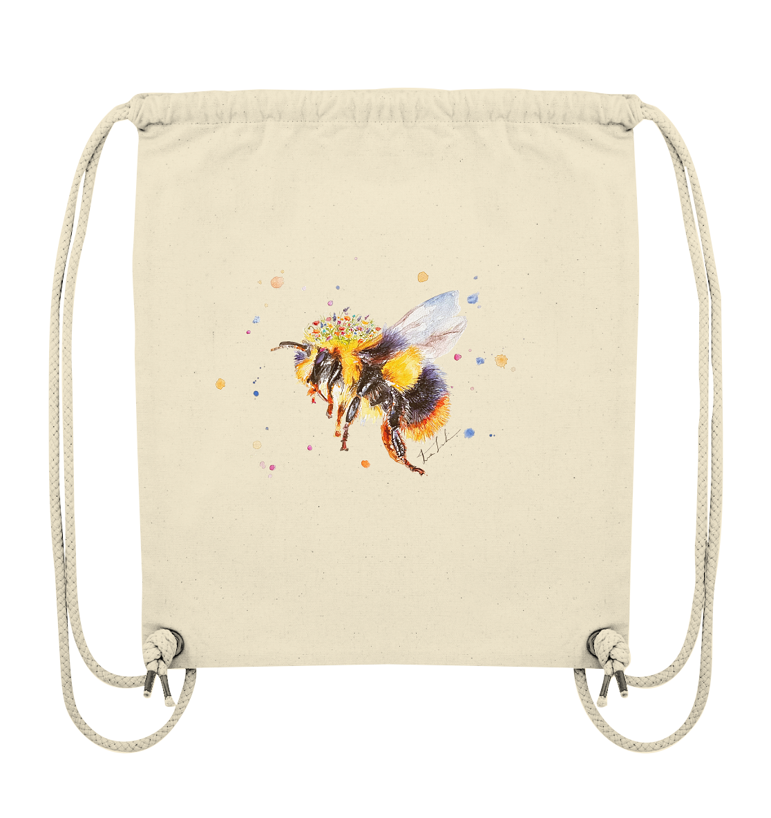 Blumenbiene - Organic Gym-Bag