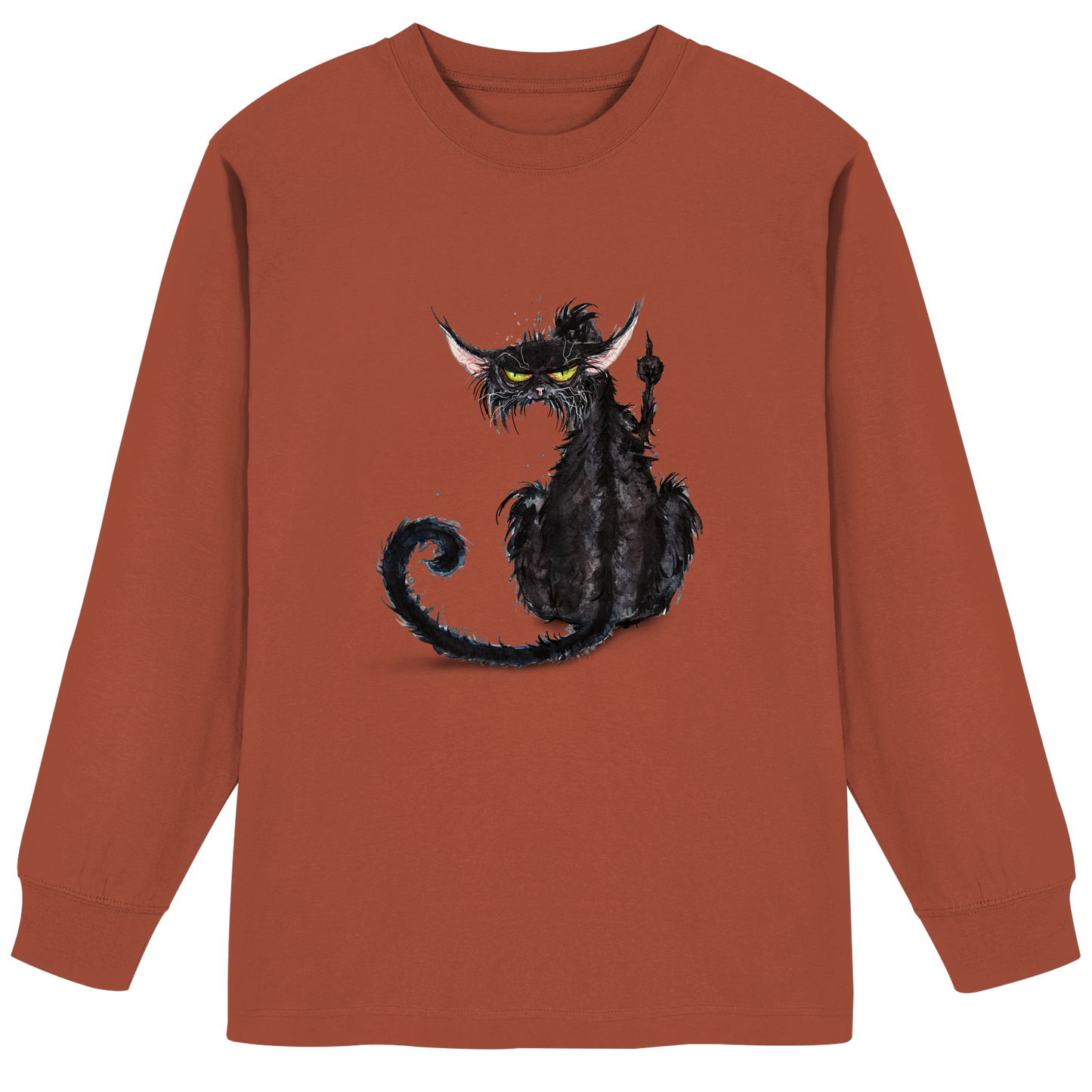F*U-Cat - Organic Heavy Oversized Longsleeve T-Shirt