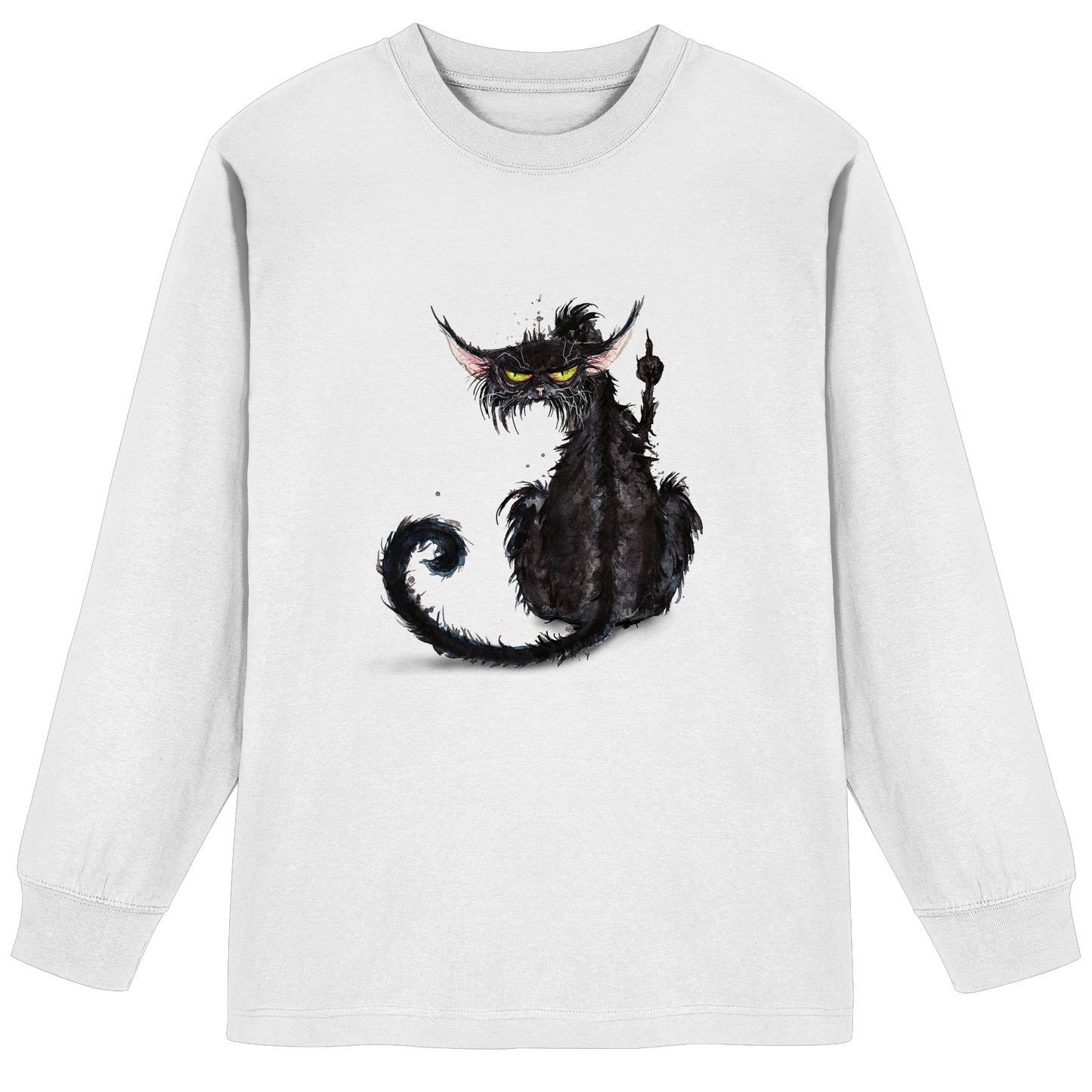 F*U-Cat - Organic Heavy Oversized Longsleeve T-Shirt