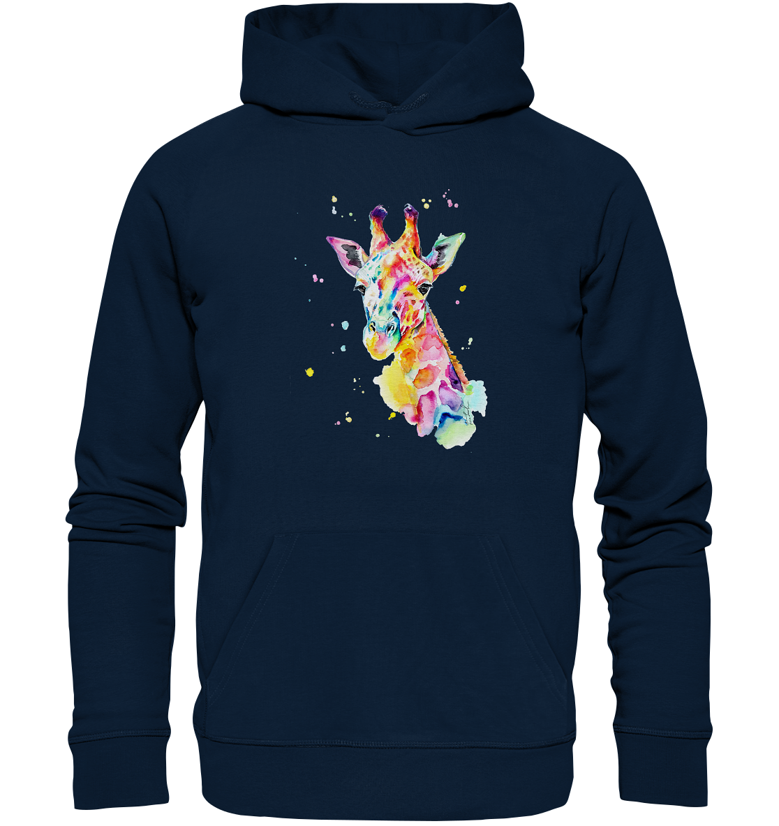 Bunte Giraffe - Organic Hoodie