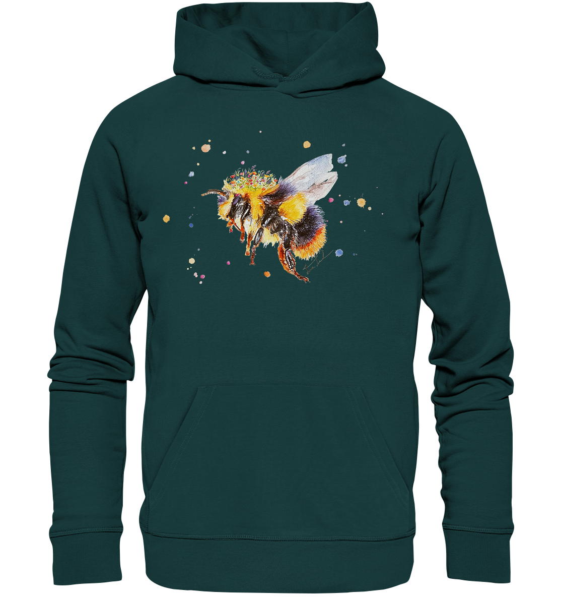 Blumenbiene - Organic Hoodie