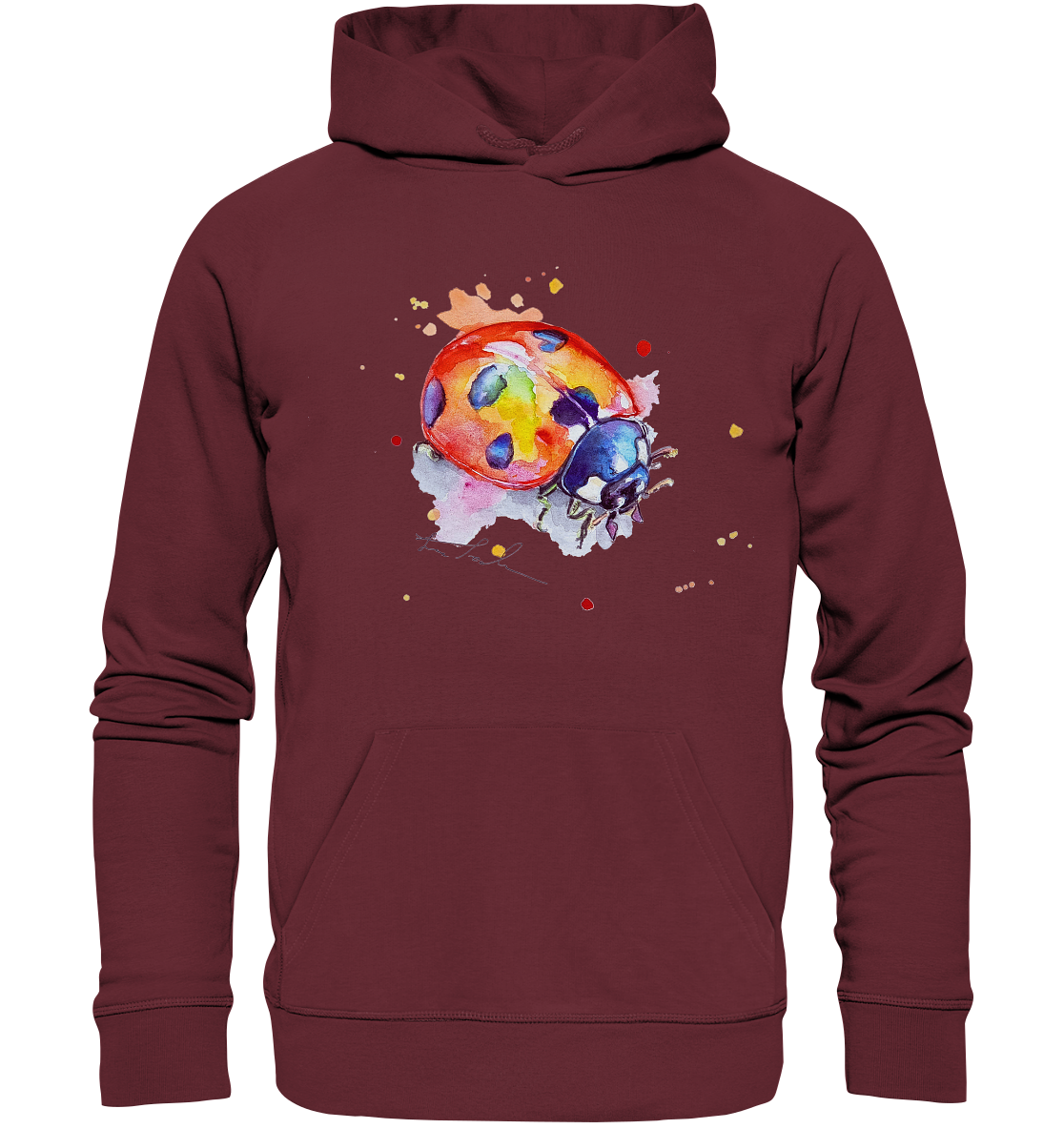 Bunter Marienkäfer - Organic Hoodie