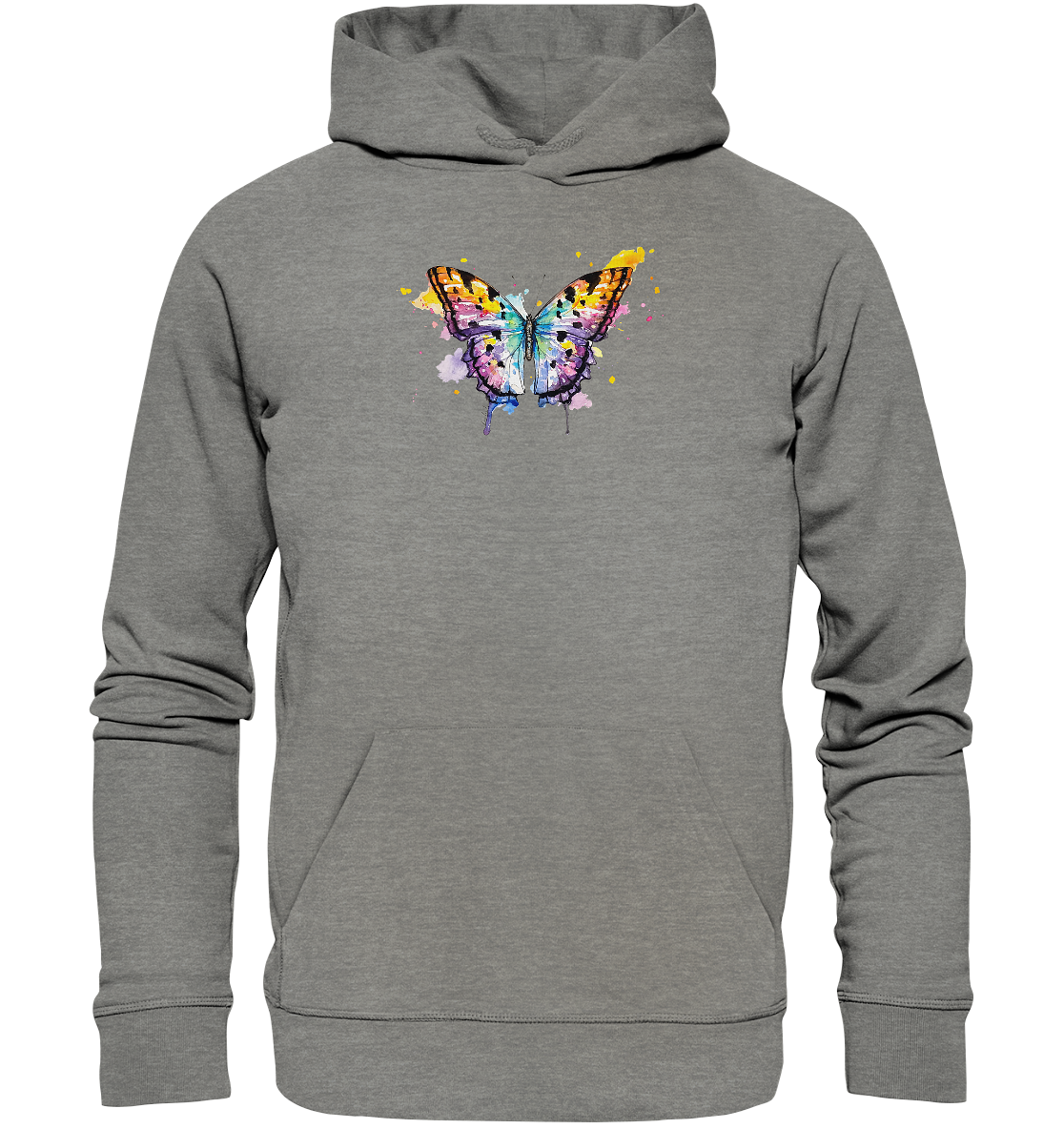 Bunter Schmetterling - Organic Hoodie