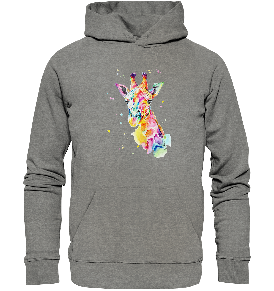 Bunte Giraffe - Organic Hoodie