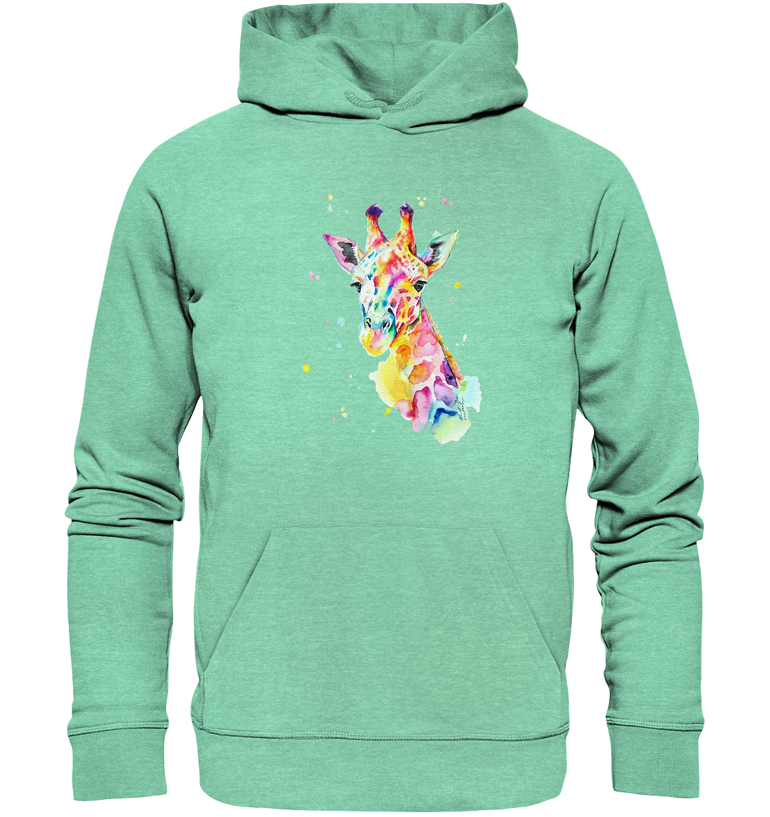 Bunte Giraffe - Organic Hoodie